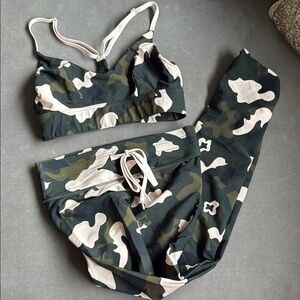 The Upside Camouflage Activewear Set